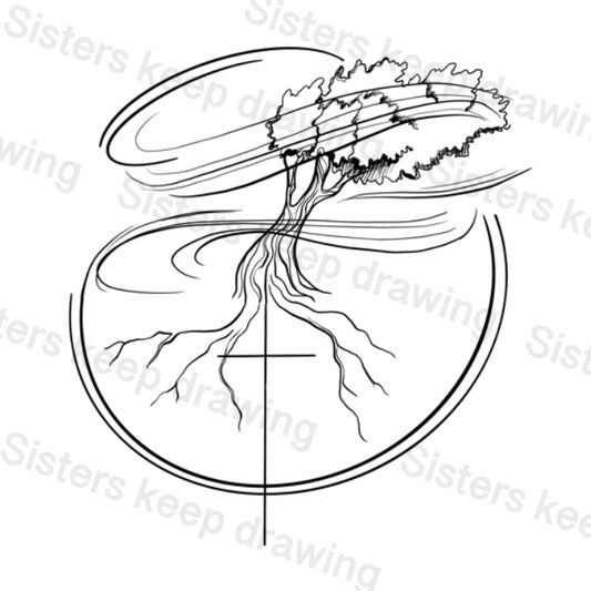 Rooted in Christ- Bible Inspired - Tattoo Transparent PNG