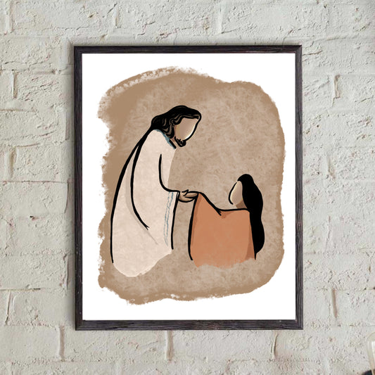 Jesus Heals Jairus’ Daughter - Miracles  - The Chosen Inspired Bible Print