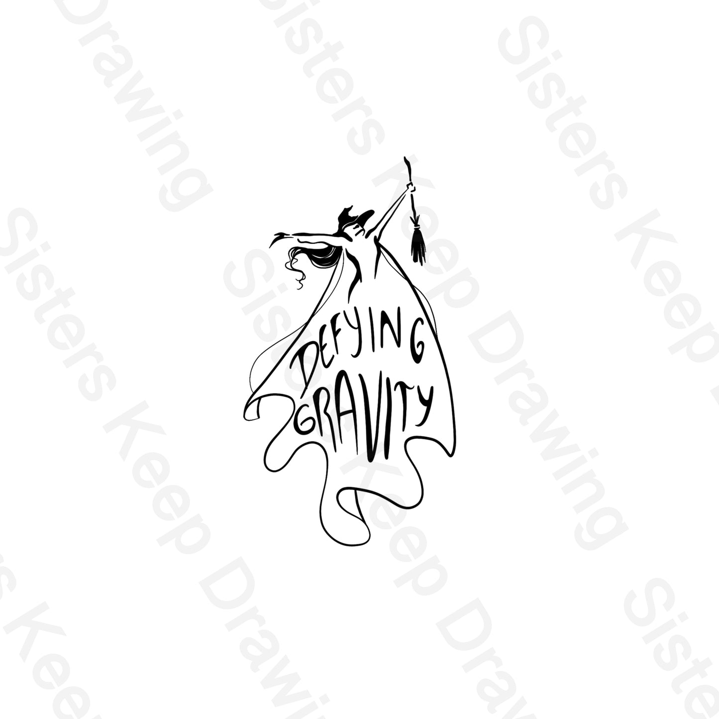 Defying Gravity Wicked Inspired- Tattoo Transparent Permission PNG