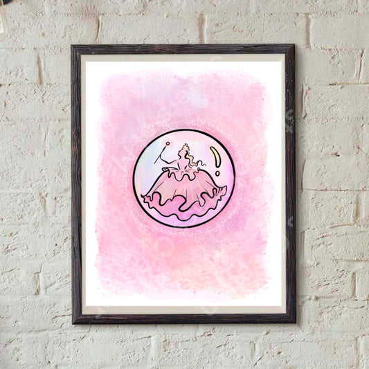 Glinda in Bubble- Wicked-Print