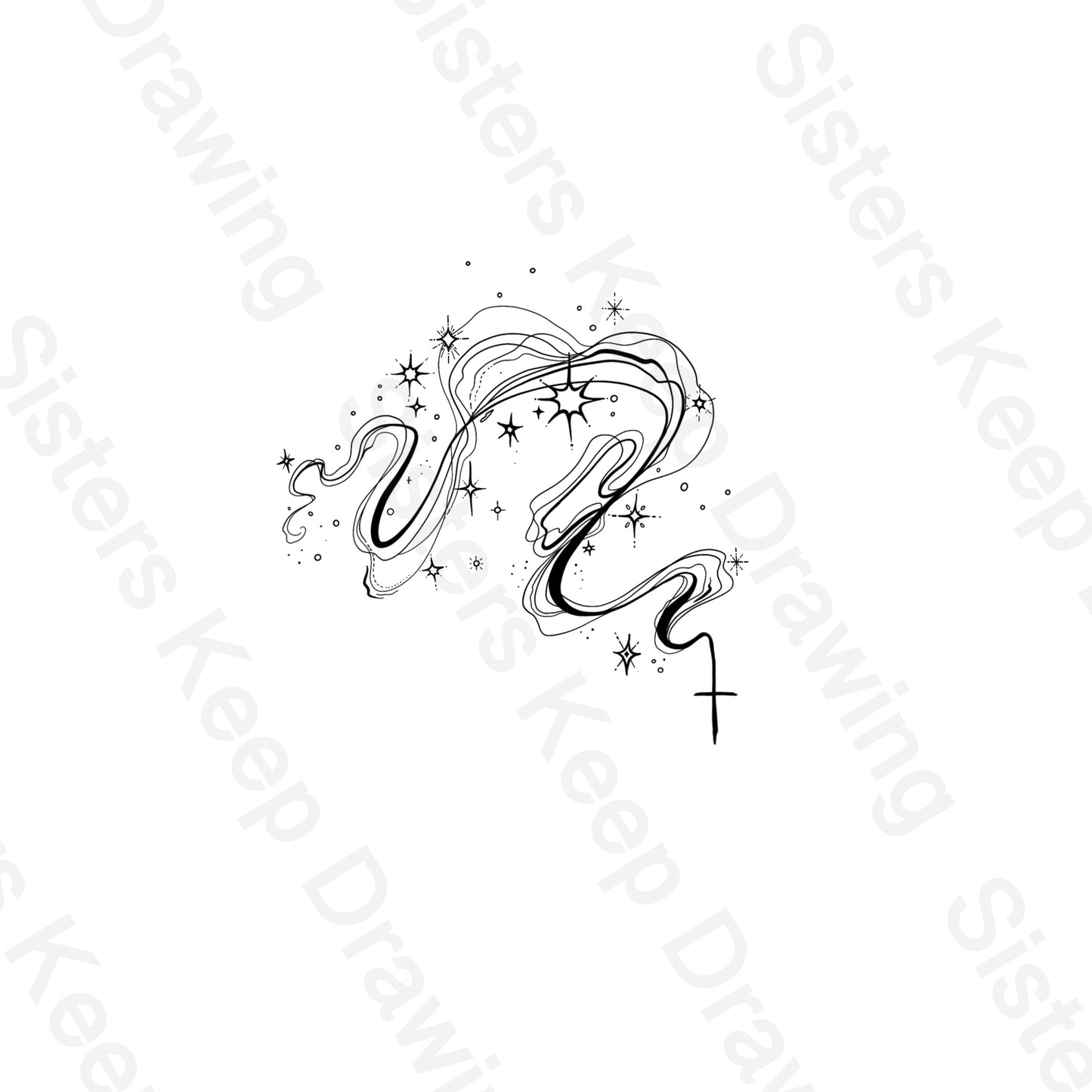 Count the Stars-Tattoo Transparent PNG