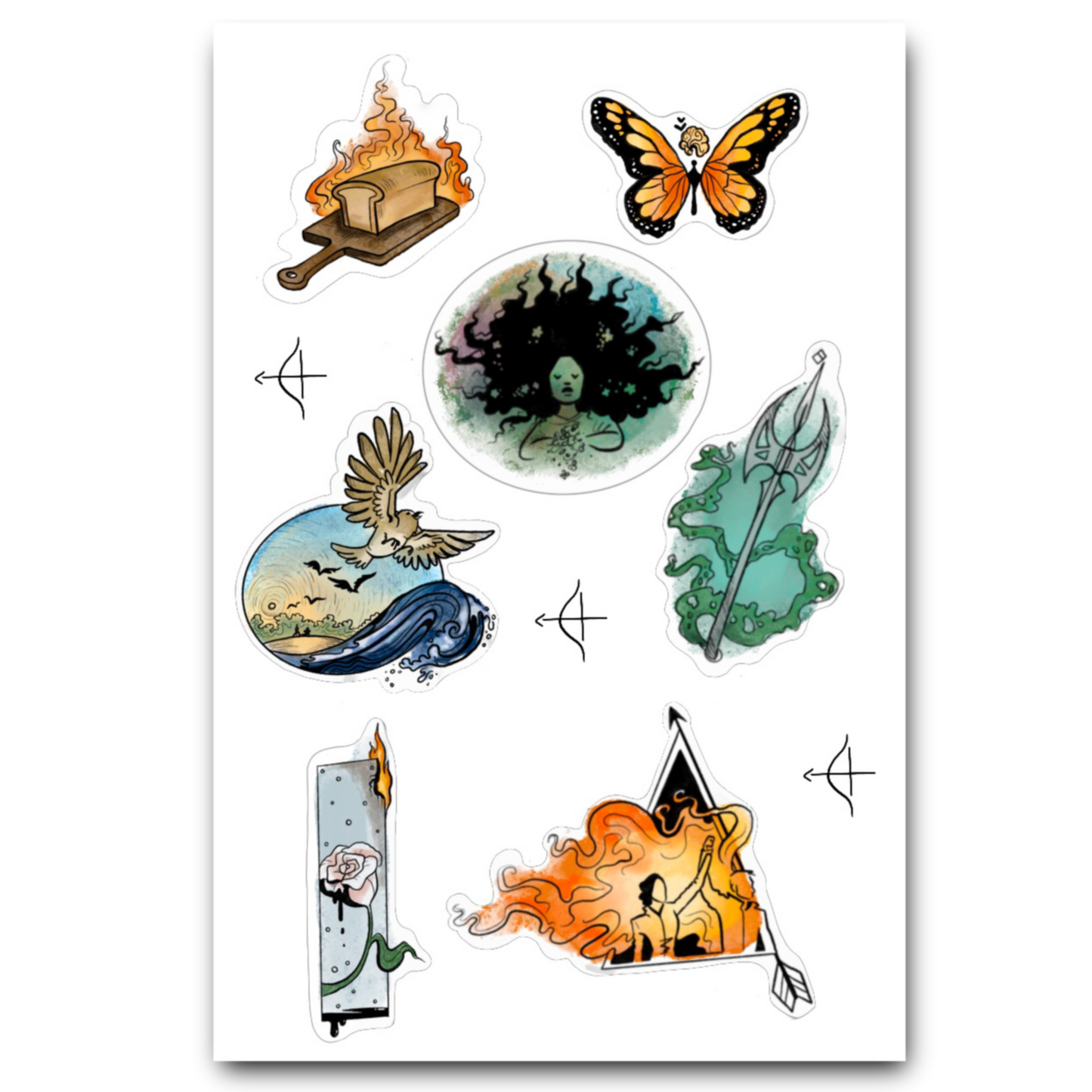 Hunger Gamez  -Sticker Sheet