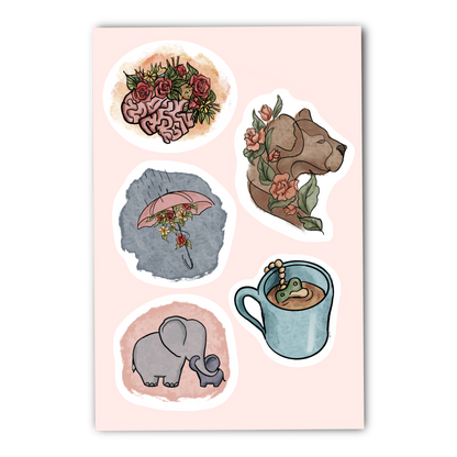 Mama Themed Sticker Sheet