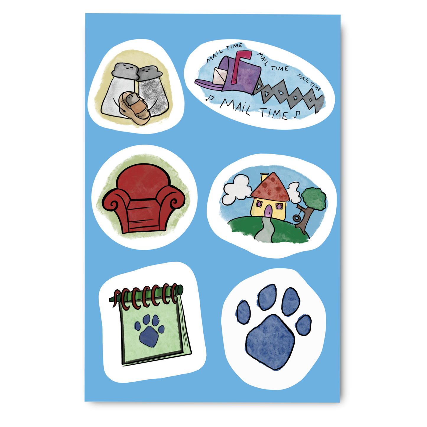 Blues Clues Sticker Sheet