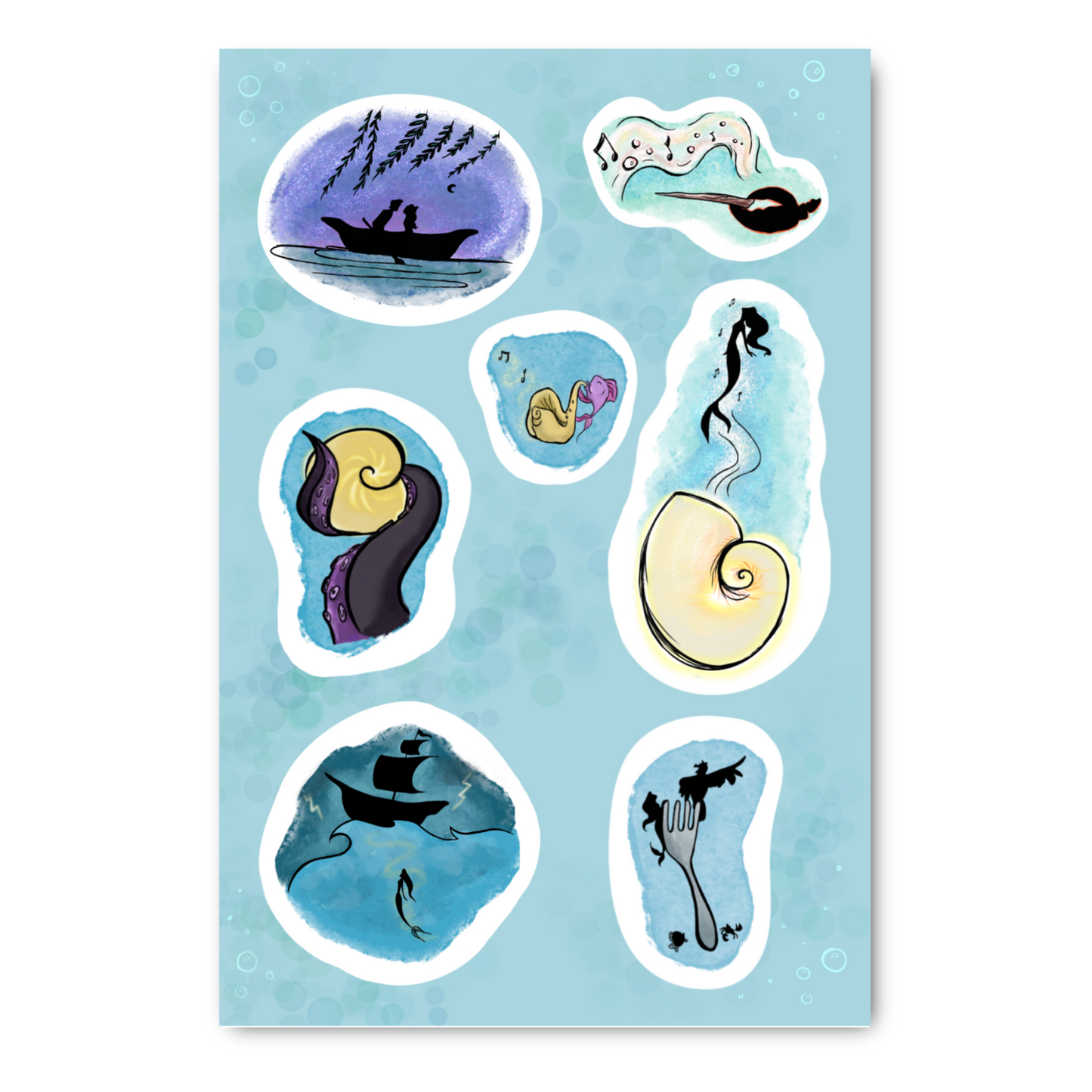 Mermaid Sticker Sheet