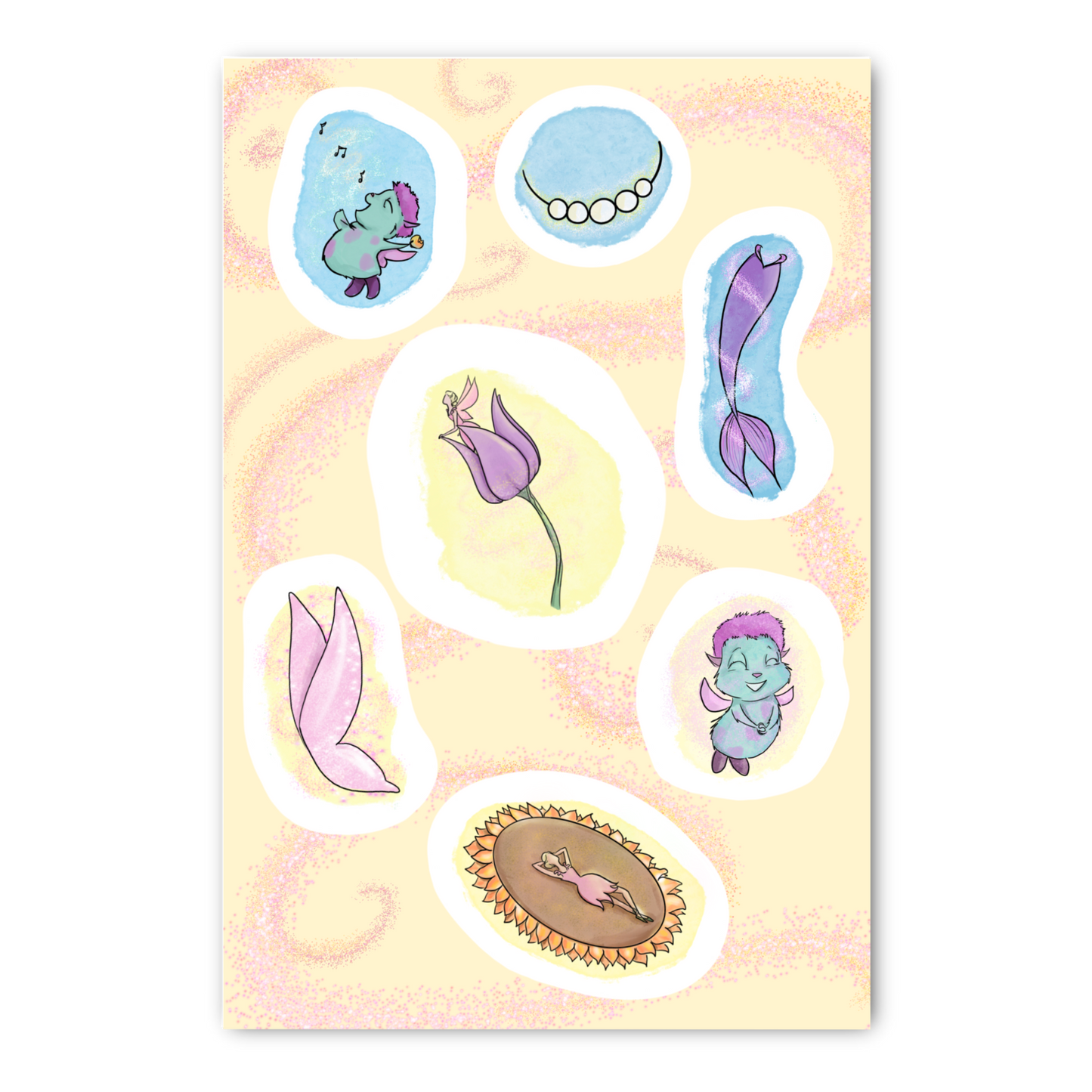 Barbie Fairytopia & Mermaidia inspired Sticker Sheet