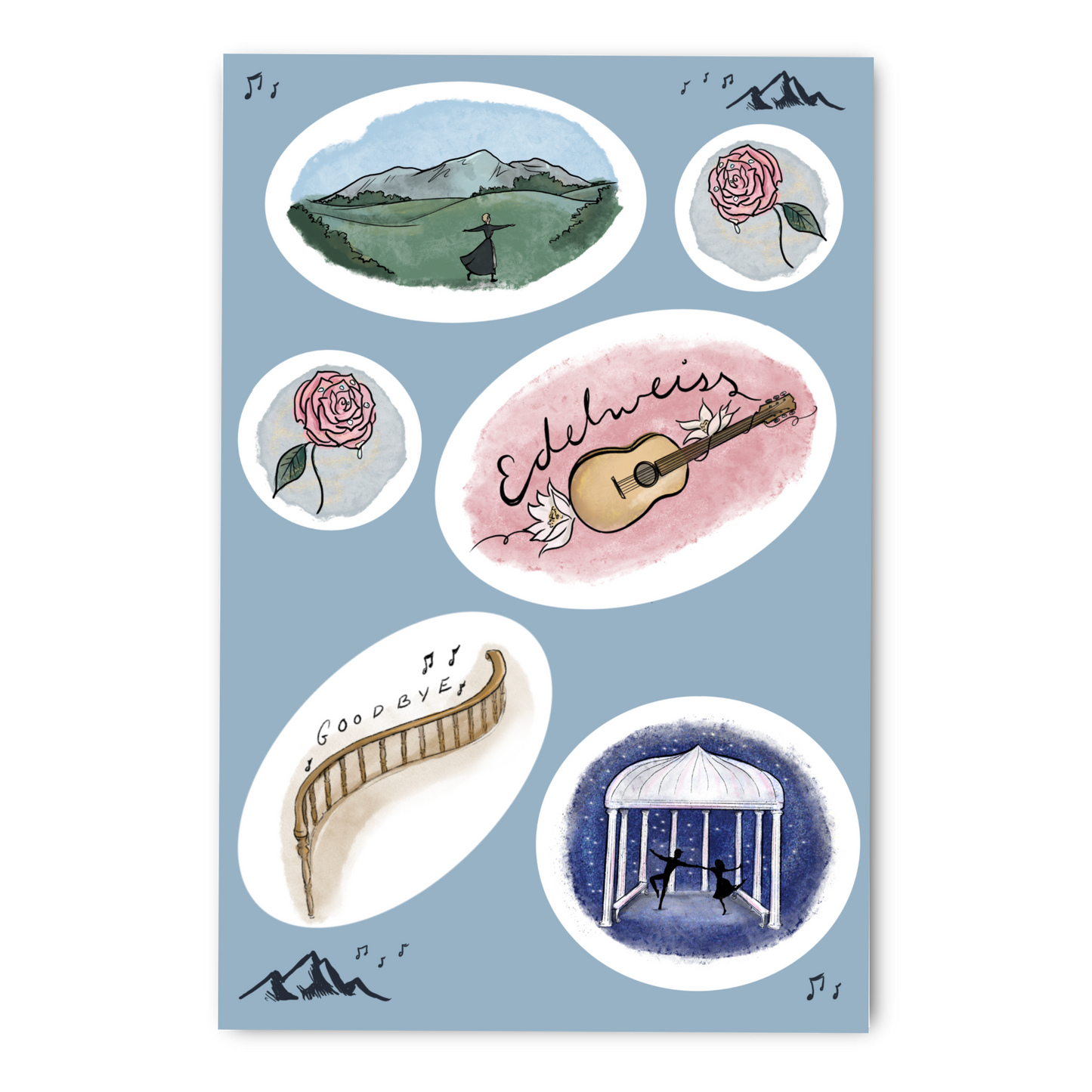 Sound of Music Sticker Sheet