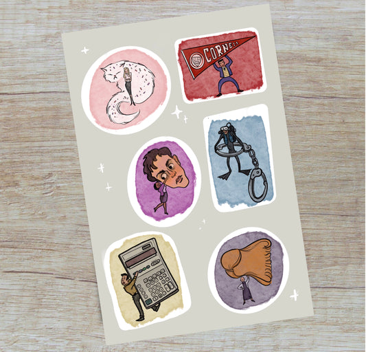 The Office side characters - Sticker Sheet