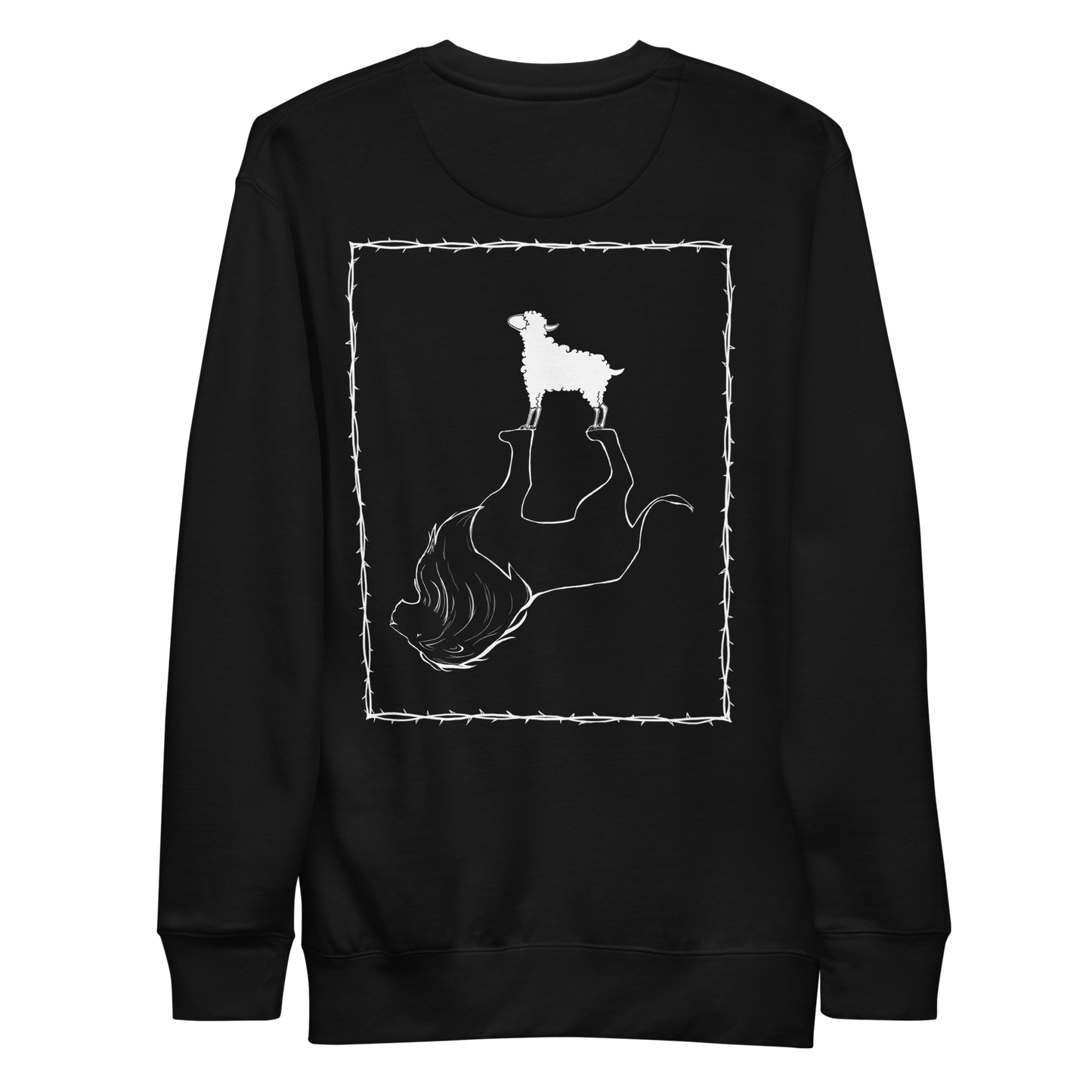 Lion and Lamb Black Sweatshirt